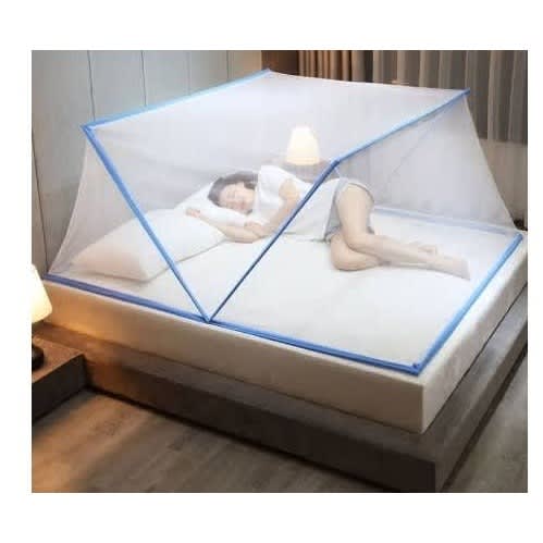 Collapsible Foldable Mosquito Net - 6Ft By 6Ft
