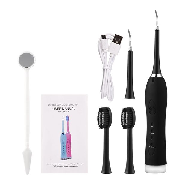 3 In 1 Dental Cleaner Kit Sonic Vibration Plaque Toothbrush