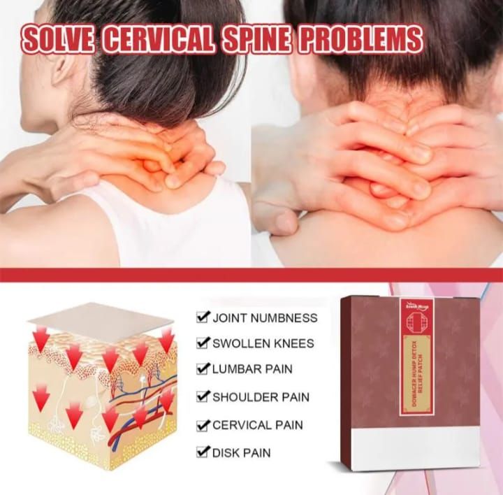 Neck,lumber Cervical Pain Relief Patch-12 Piece