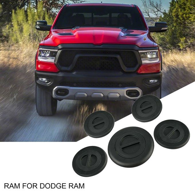 5Pcs Bed Plug Cover High Stability Crack-resistant ABS-Black