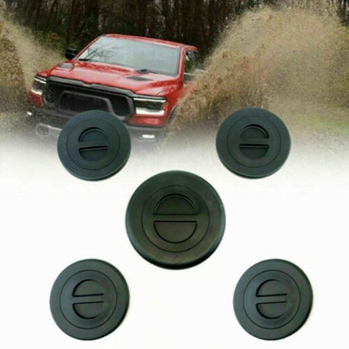 5Pcs Bed Plug Cover High Stability Crack-resistant ABS-Black