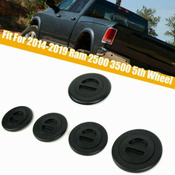 5Pcs Bed Plug Cover High Stability Crack-resistant ABS-Black