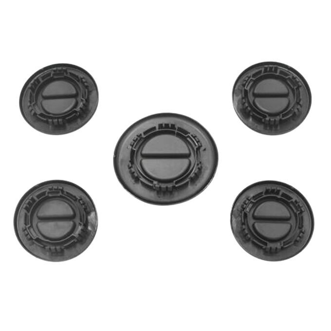 5Pcs Bed Plug Cover High Stability Crack-resistant ABS-Black
