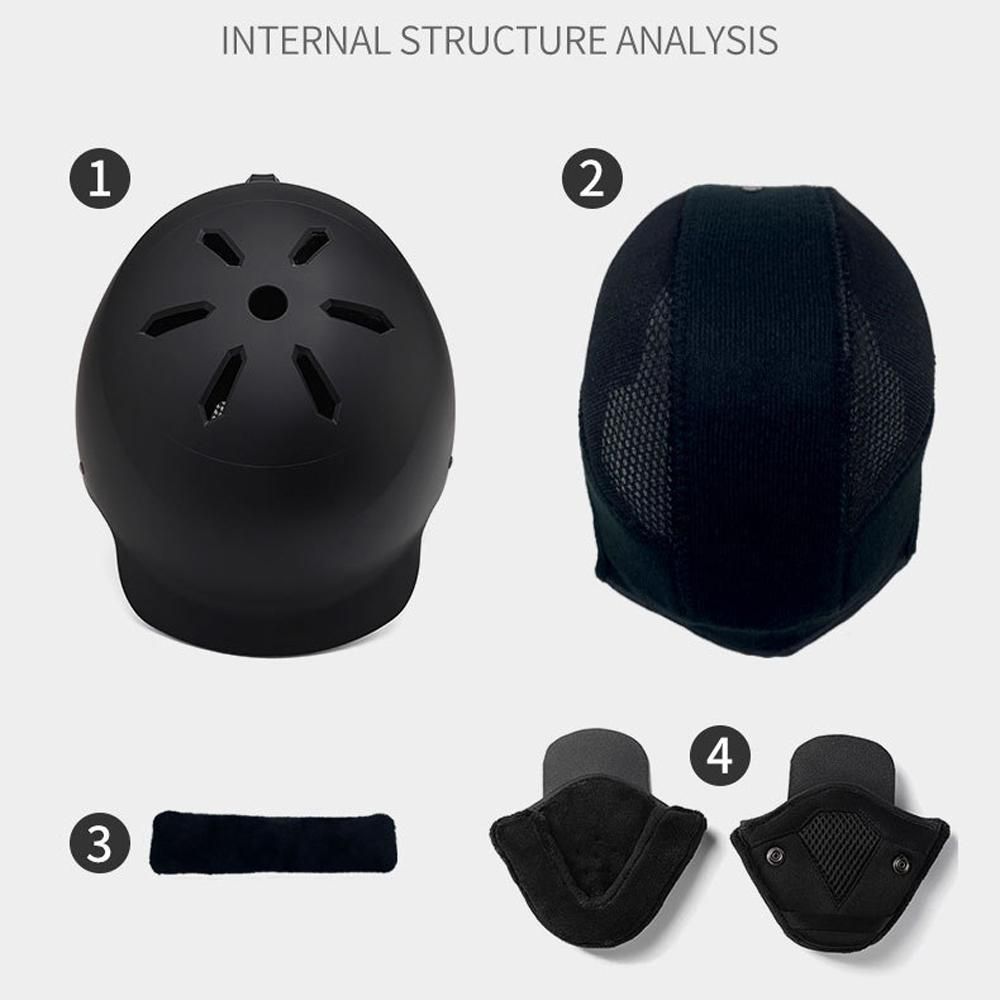 Winter Warm Cycling Helmets Adjustable Motorcycle Electric Bike Safety Cap Men Women Outdoor Ski Snowboard Bicycle Helmets