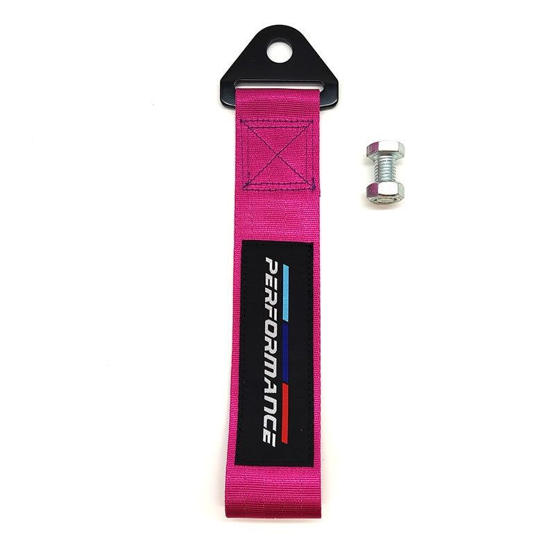 Auto Trailer Ropes Decoration For Bmw Performance Car Rear Front Vehicle Towing Hook Metal S Pendant With Hanging Buckle