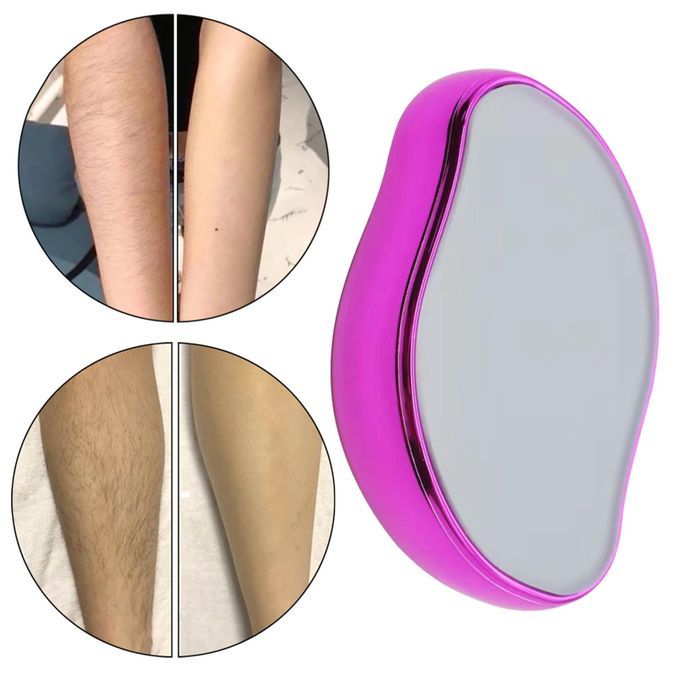 Painless Hair Removal  Reusable Body Hair Depilation Rose Red