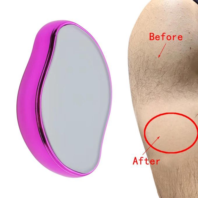 Painless Hair Removal  Reusable Body Hair Depilation Rose Red