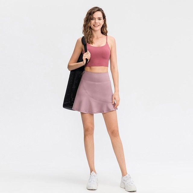 Quick-drying Sports Skirt With Mini-socks For Women