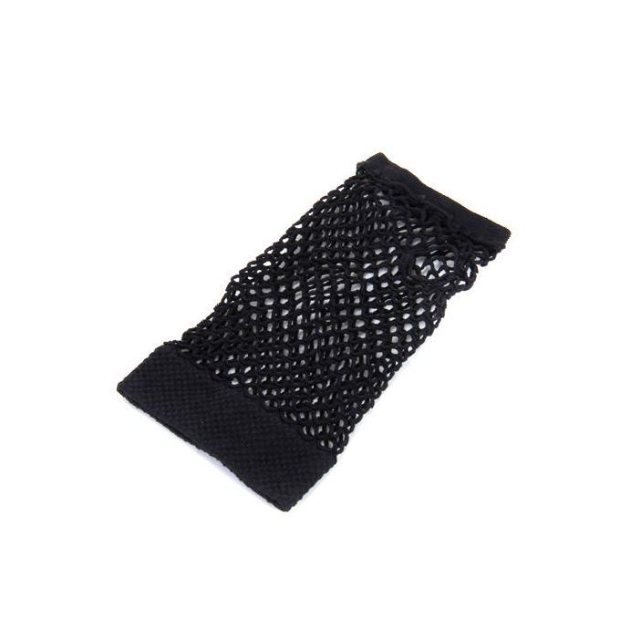 Short Fishnet Mesh Fingerless  Hen Night Fancy Dress Accessary