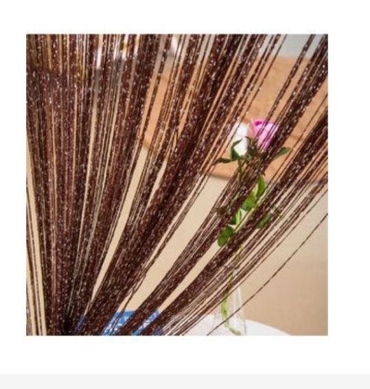 String Door Curtain Beads -BROWN