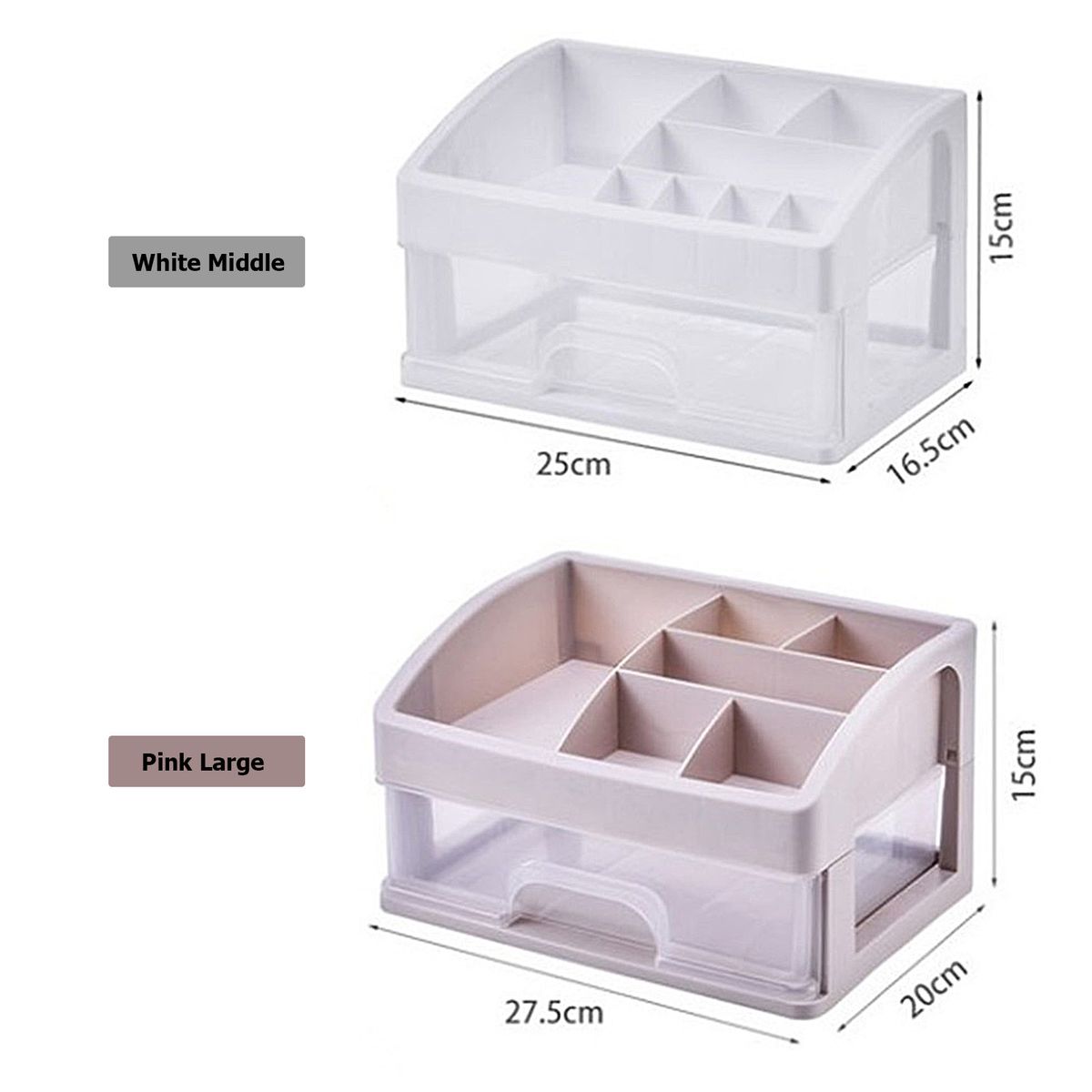 Makeup Storage Organizer Waterproof Cosmetics Display Case