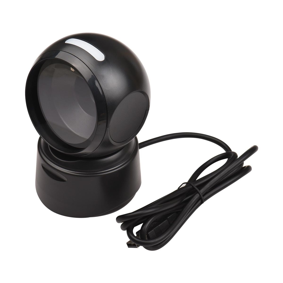 1D 2D QR Desktop Wired Barcode Scanner Platform Hands-Free Automatic Sense Reader USB RS232 Serial Port Plug&Play Compatible with Window Android System Image CMOS Sensor Suitable for Supermarket Retail Shop Grocery Store Ware
