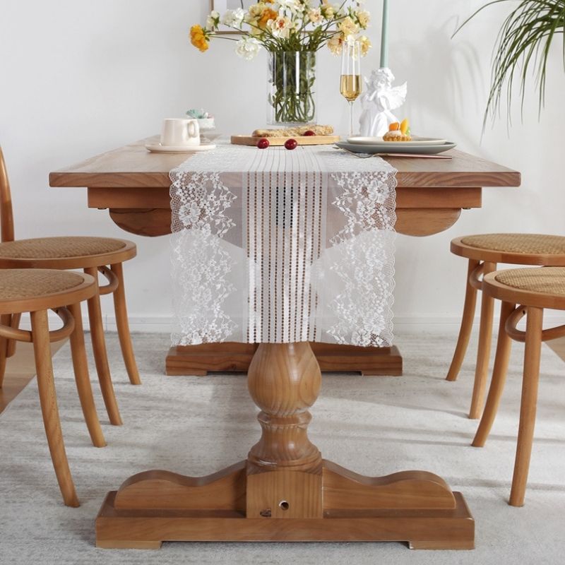 Romantic Lace Table Runner Wedding Decoration, Size: 140cm