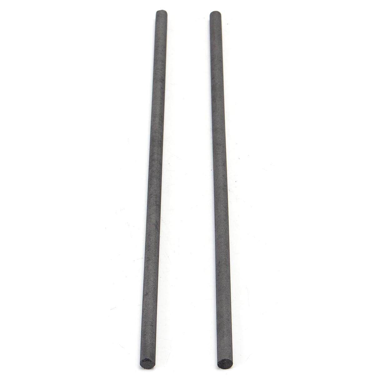 2Pcs 300x8MM Graphite Electrode Rod Carbon Stirring Bar For Melting Gold Silver