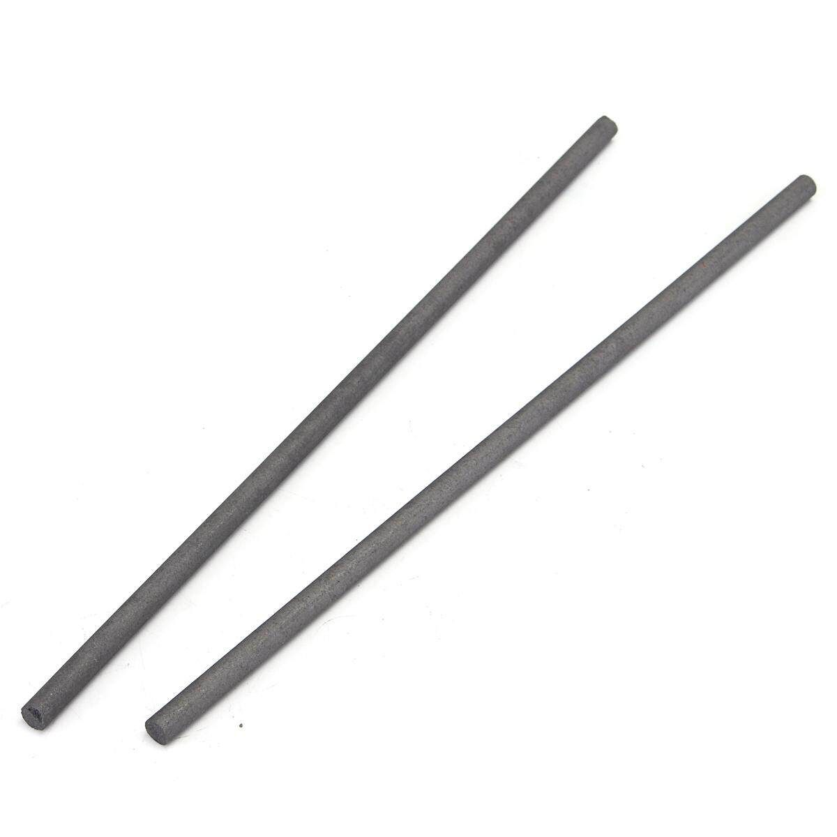 2Pcs 300x8MM Graphite Electrode Rod Carbon Stirring Bar For Melting Gold Silver