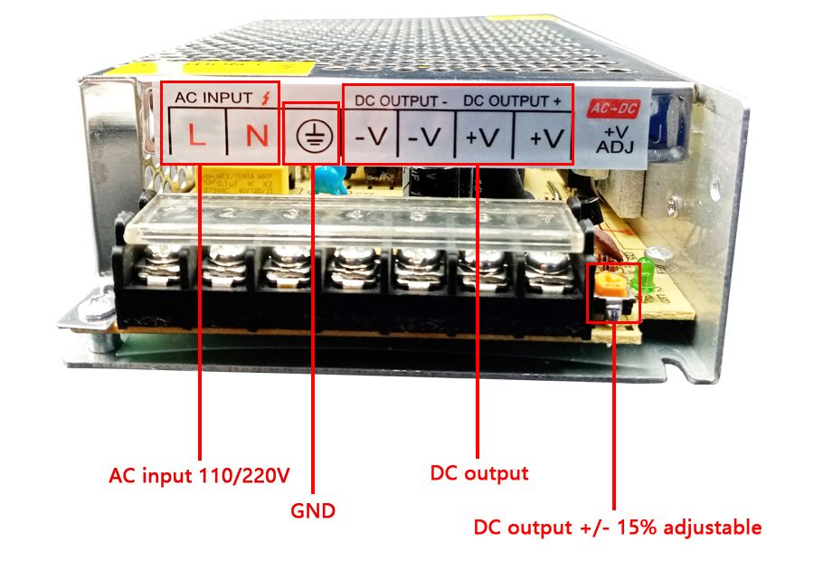 Lighting DC 5V 12V 24V 36V Power Supply Adapter 5 12 24 36