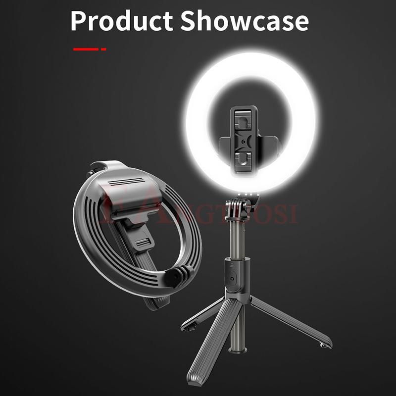 Handheld self timer lever-With beauty lamp