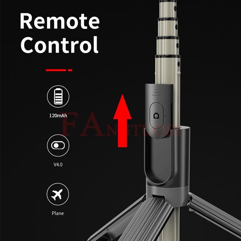 Handheld self timer lever-With beauty lamp