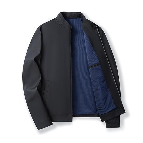 Men's Business Casual Jacket Formal Wear  Coat -Black