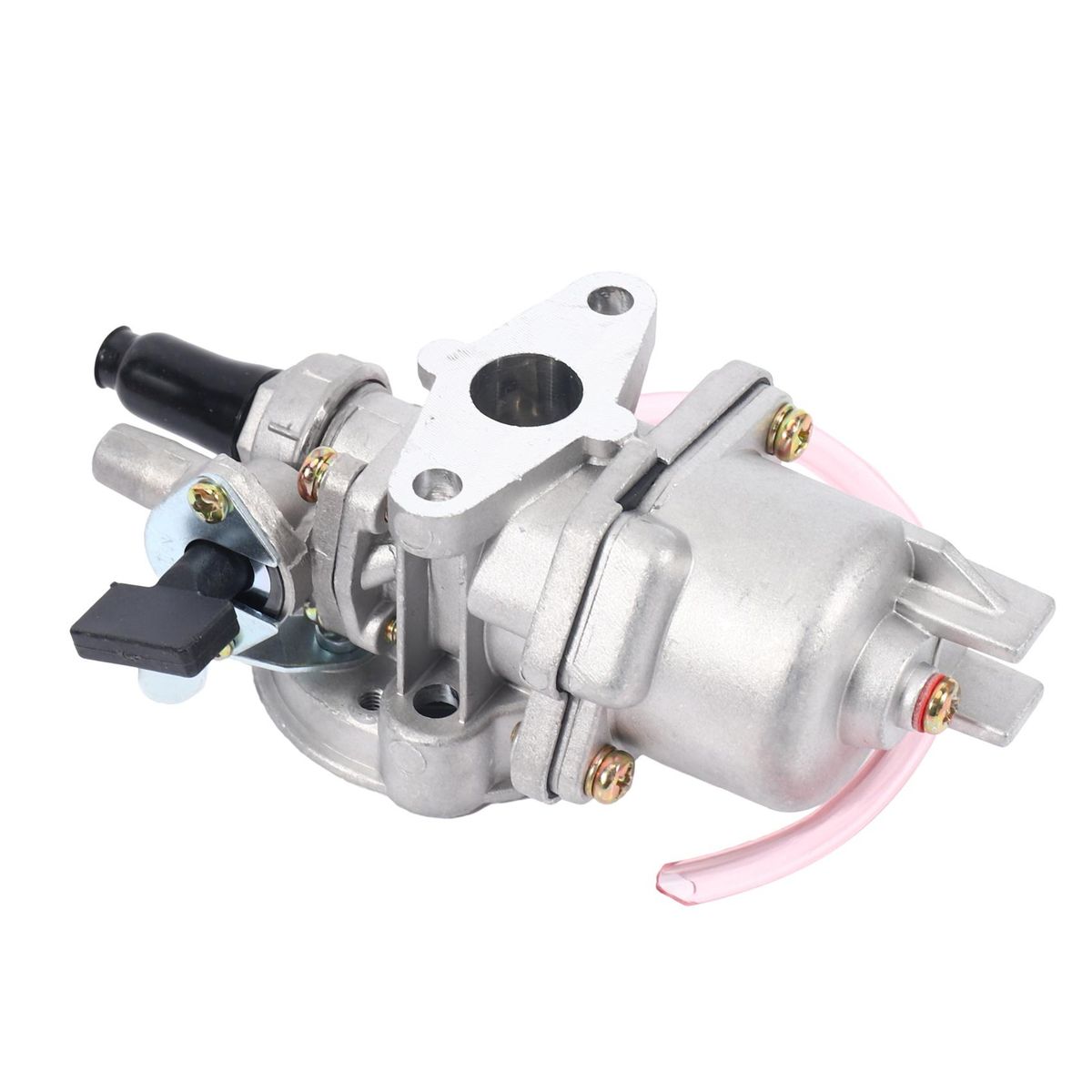 Carburetor + Red Filter + Stack For 2 Stroke 47Cc 49Cc