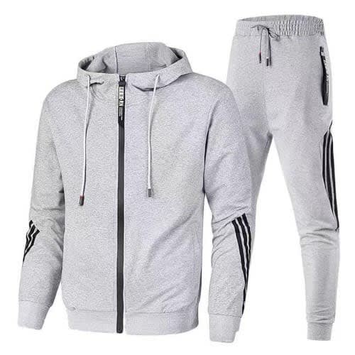 Hoodie And Joggers - Grey Colour