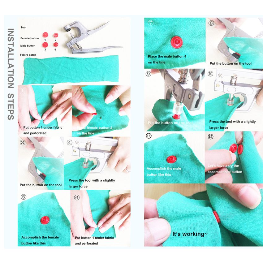 150Pcs   Stud Cloth  15 Multi-Color