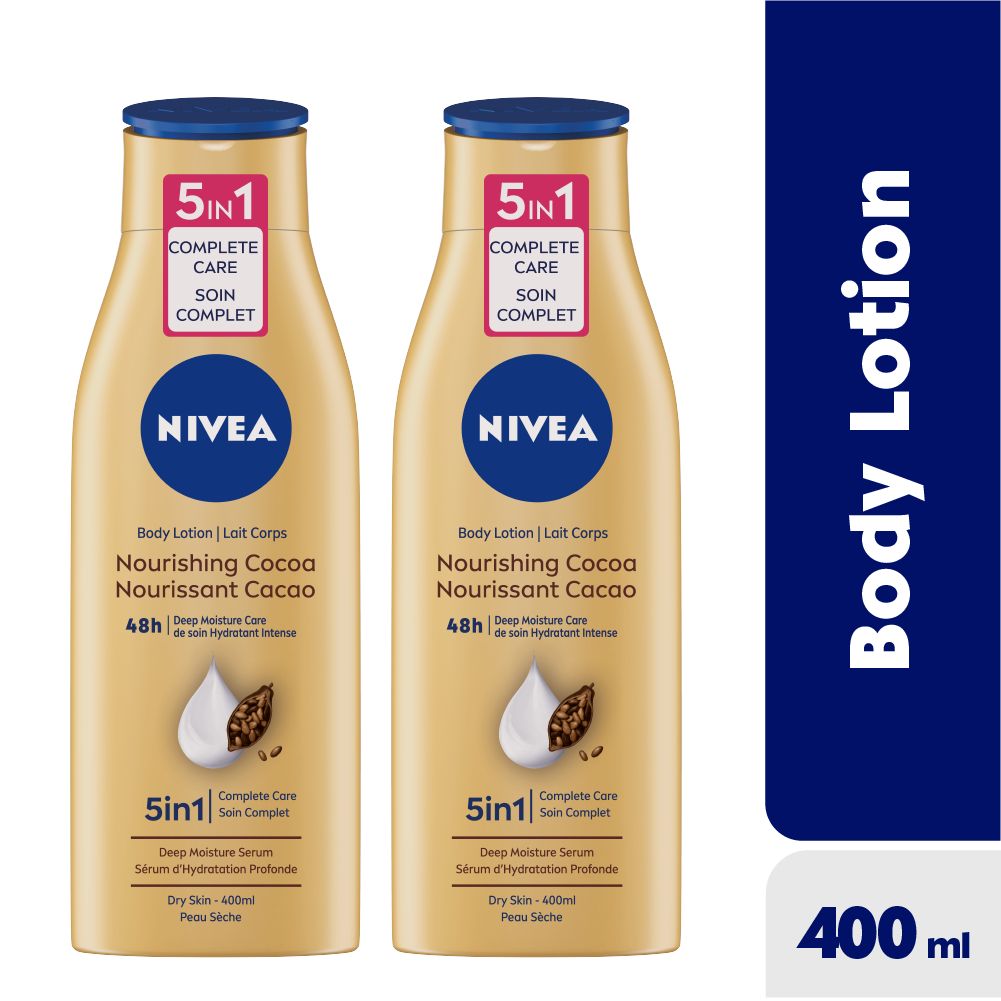 Nourishing Cocoa Body Lotion For Women - 400ml (Pack Of 2)