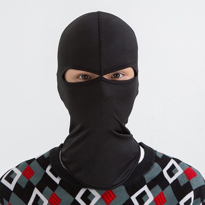 Full Turban Riding Breathable Cool Black Mask