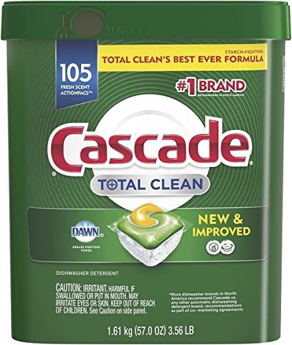 Total Clean ActionPacs, Dishwasher Pods, (105 Ct.)