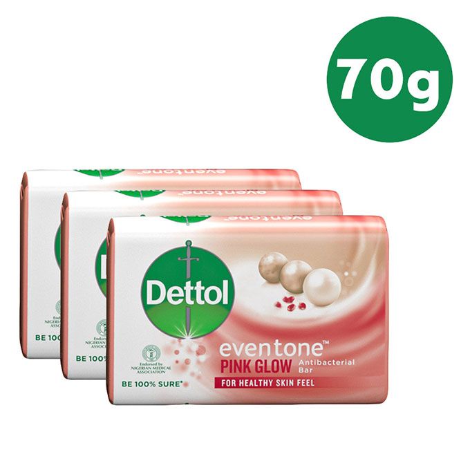 Bathing Soap - Pink Glow - 70g (Pack Of 3)