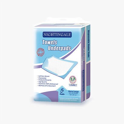 Towel Underpads- Extra Large -5pads