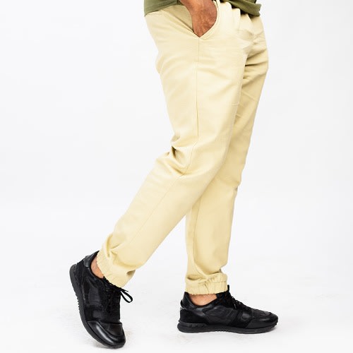 Unisex Chinos Joggers - Brown