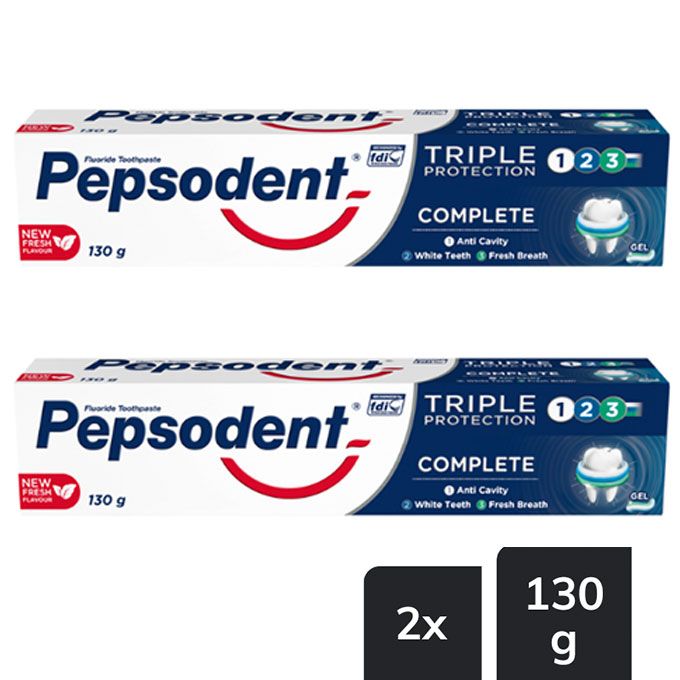 Triple Protection Complete Toothpaste - 130g X 2