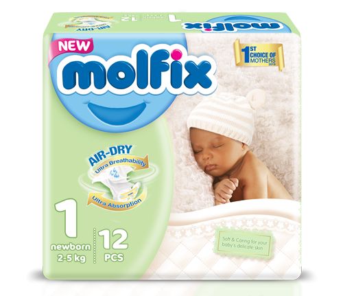 ComfortFix Newborn Diapers, Size 1 X 2(Total 24)