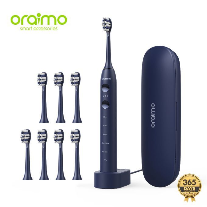 SmartDent Pro Powerful Ultrasonic Motor Electric Toothbrush Kit With 5 Modes & 3 Speeds