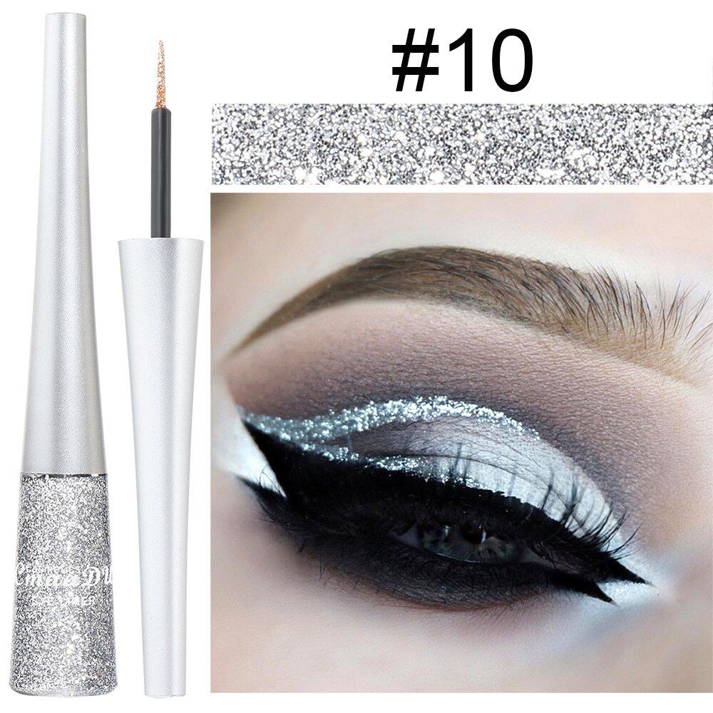 Colored Waterproof Liquid Glitter Eyeliner