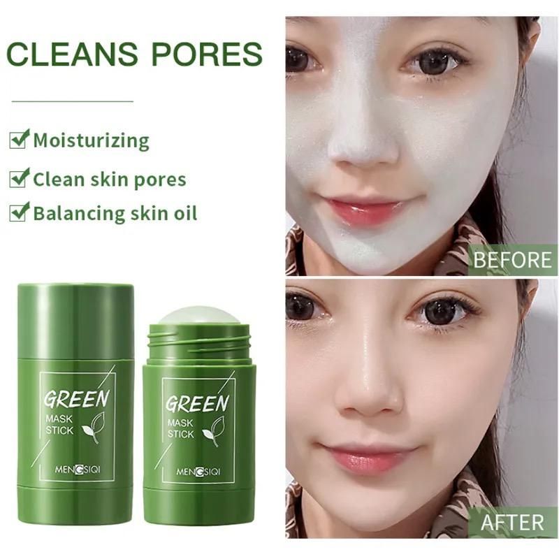 Green Mask Stick Facial Mask For Black Spots & Pimples