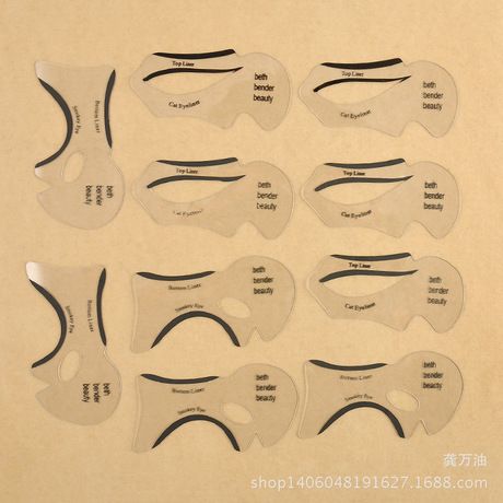 10pcs Eyeliner Stencil