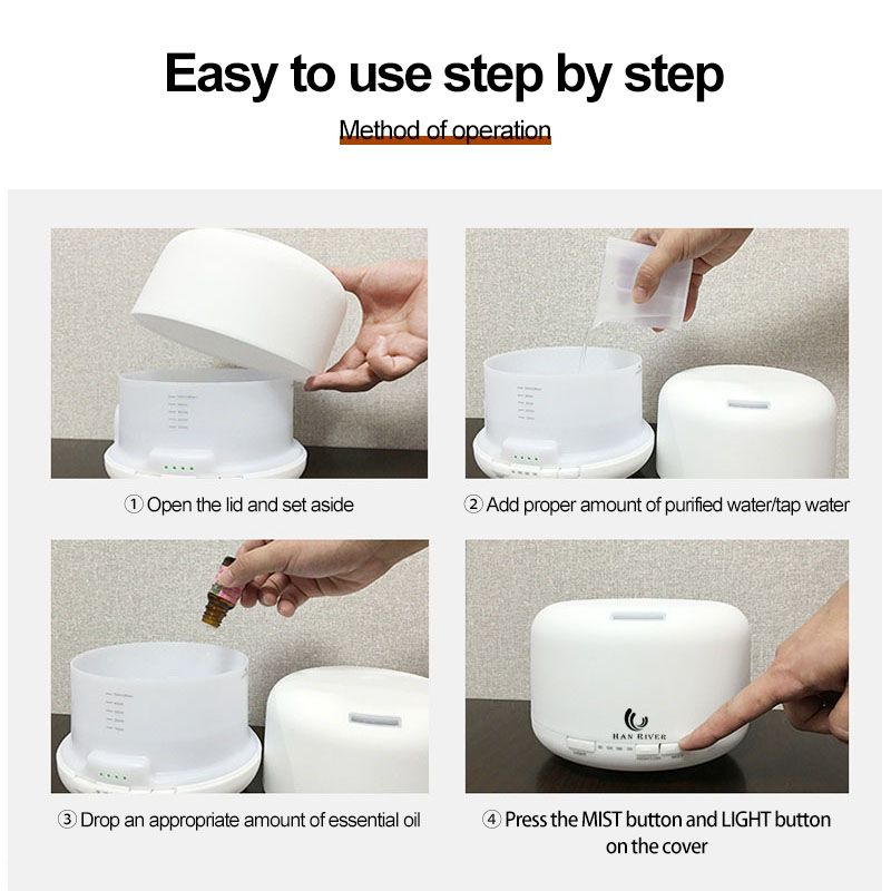 300ml U-ltrasonic Air Humidifier Aroma Diffuser Mist Maker