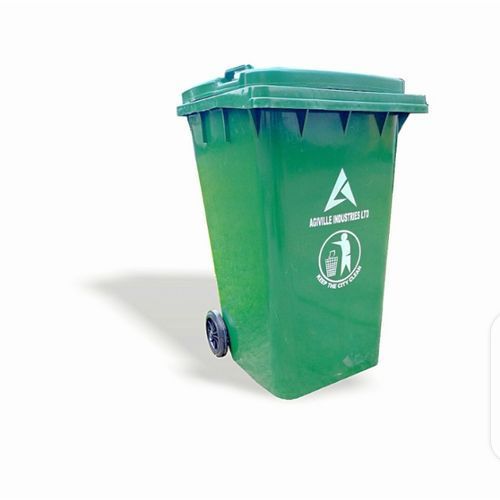 Industrial Waste Bin, Green 240L