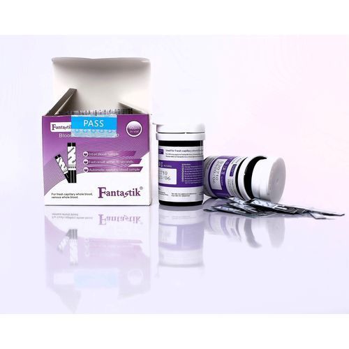 Accu Test Strip - 50 Strips + 50 Free Lancets + 50 Free Pads