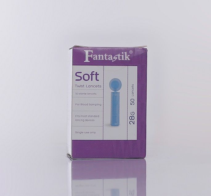 Accu Test Strip - 50 Strips + 50 Free Lancets + 50 Free Pads