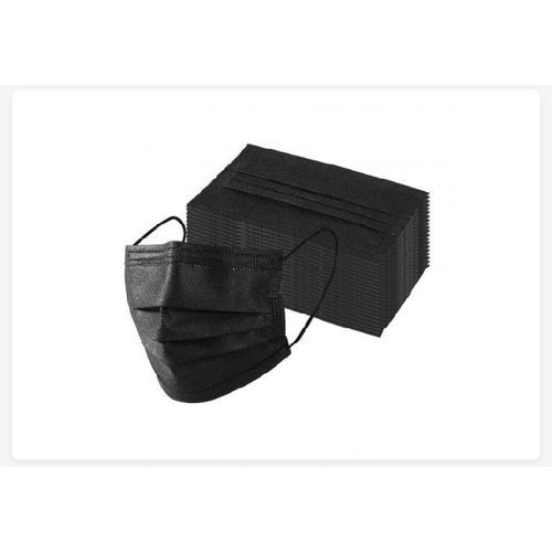 50 PC's Disposable Black Face Mask - Protect Nose And Mouth