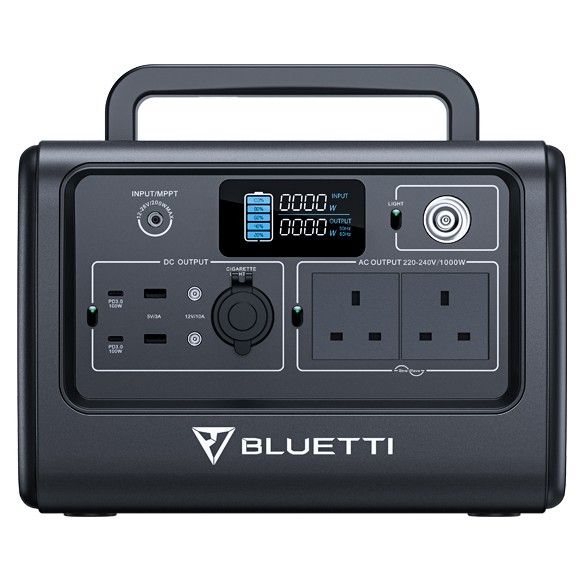 EB70 716Wh/1000W LiFePo4 Portable Solar Generator