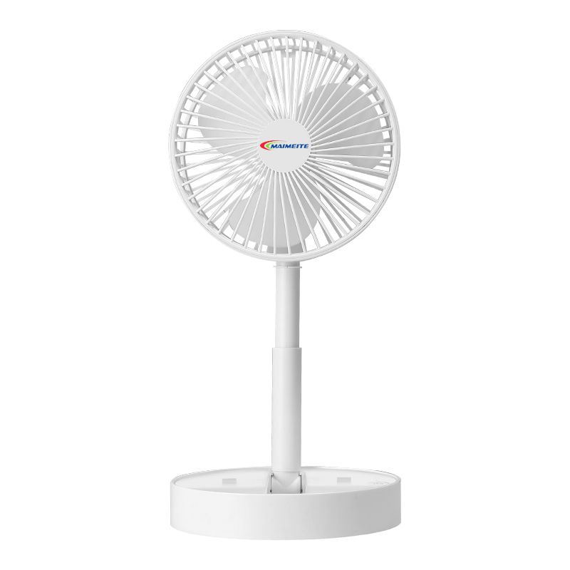 Rechargeable Fan 3 Speeds Long Continuity-White