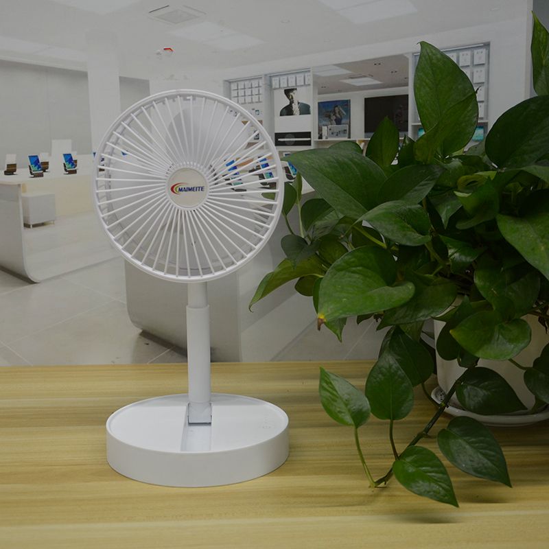 Rechargeable Fan 3 Speeds Long Continuity-White
