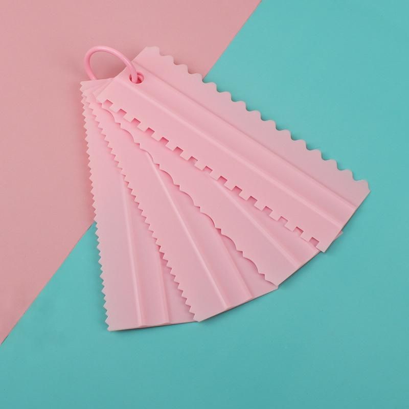 4pcs/set Cake Spatula DIY Baking Tools Plastic white