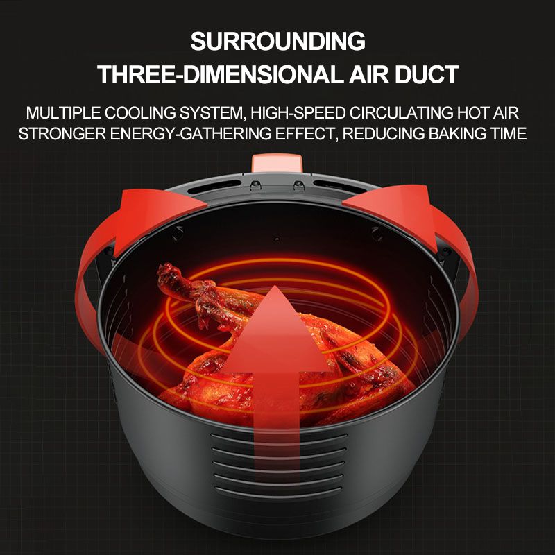 AIR FRYER/Non-stick Oil-Free Frying Machine/ 6L