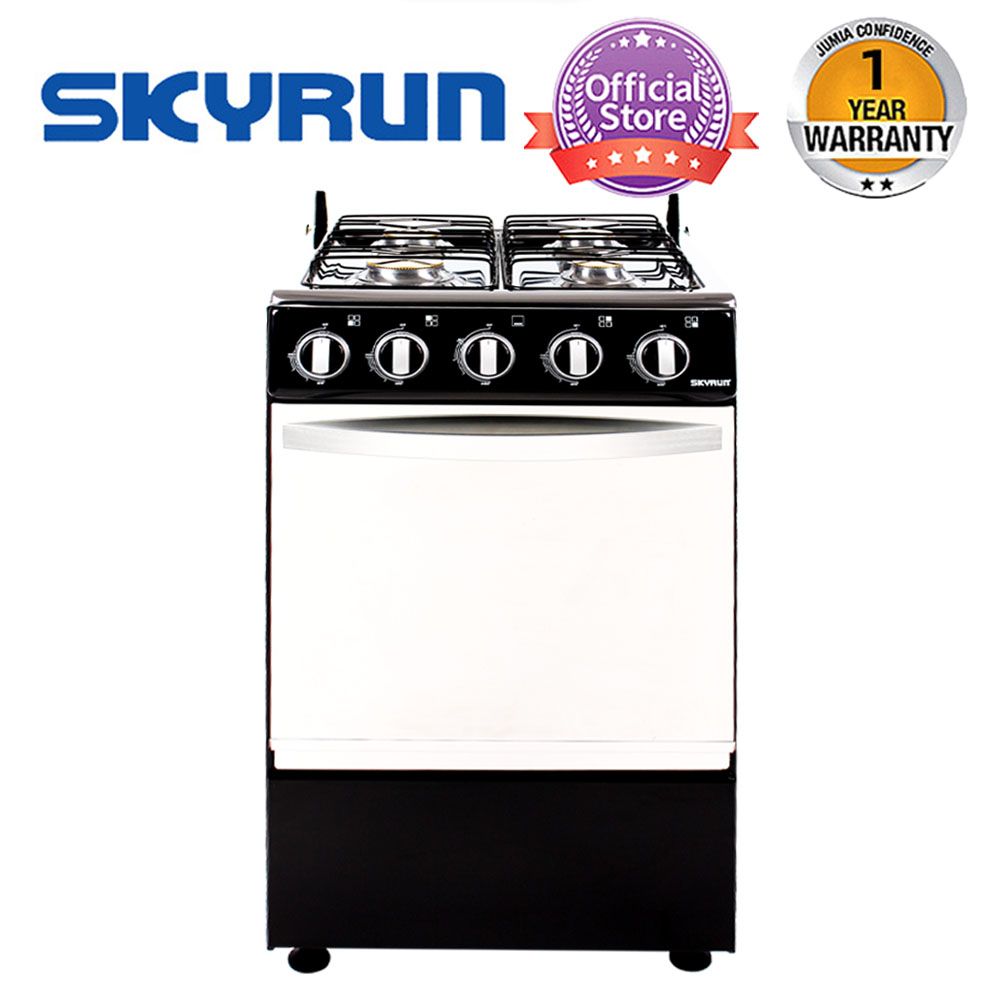 4 Burners（4+0）Gas Cooker (GCS-4G/X) -Black
