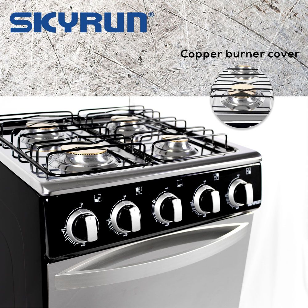 4 Burners（4+0）Gas Cooker (GCS-4G/X) -Black